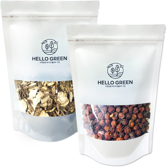 헬로우그린 당귀 산사 600g(팩) (당귀 300g+산사열매 300g), 1개