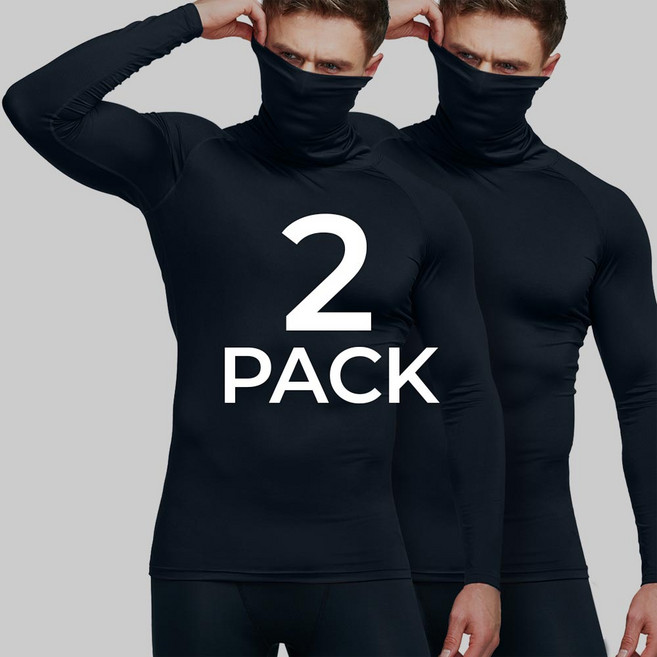 애슬리오 언더레이어 터틀넥 티셔츠 2팩 AO-BTL47