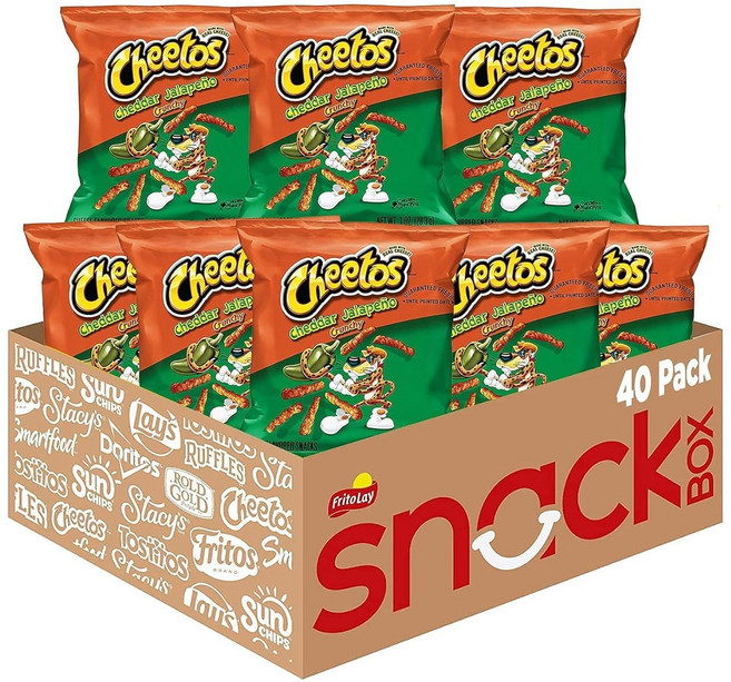 미국 치토스 체다 할라피뇨, 28g, 40개