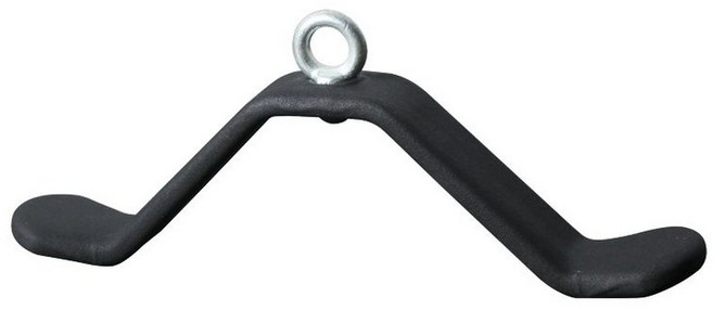 이두그립 트라이셉 바 헬스장 삼두그립 로프 케이블, 삼두근 풀다운 바, 삼두근 풀다운 바, 1개