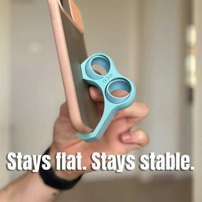핑거훅 손가락거치대 휴대폰 거치대 그립톡 스탠드 홀더, 1개