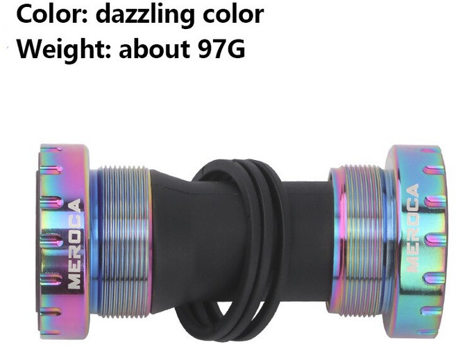 MTB Bike 68-73mm Bearing Bottom Bracket, Colorful, 1개