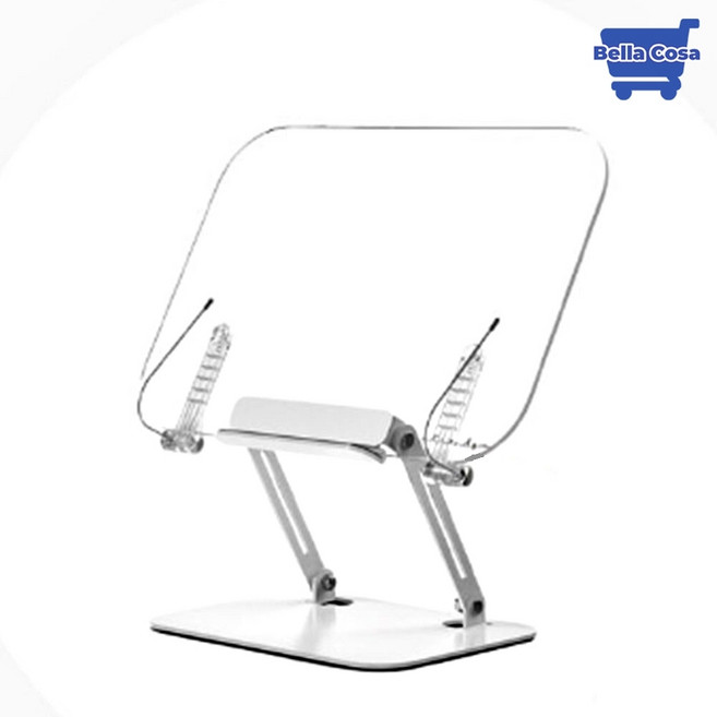 투명 독서대 책상 책 받침대 각도 높이 조절 테이블 악보 거치대