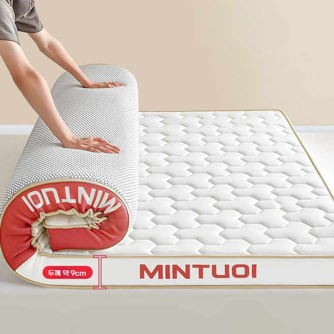 스타일닥터 매트리스 침실 숙소 다다미 가정용 쿠션 라텍스 침대 매트리스, 레드