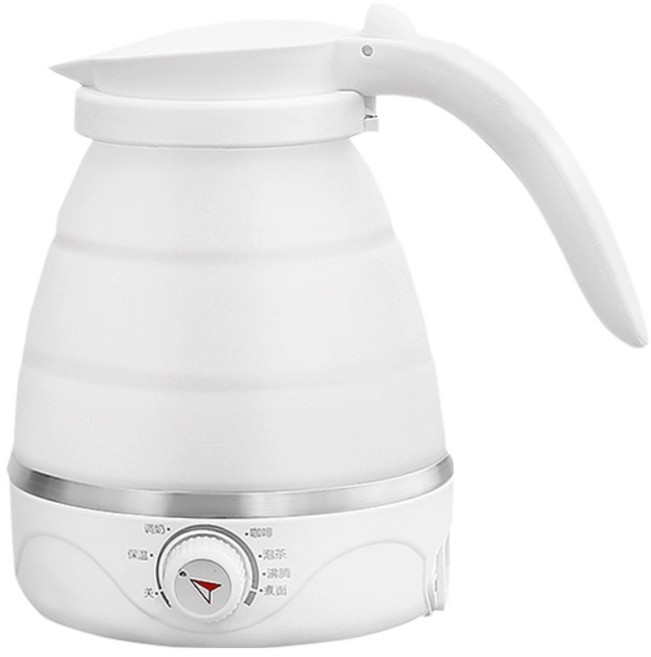 SH몰 접이식전기포트 출장용 여행용 휴대용 미니 커피 캠핑용 분유 소형, 접이식주전자+버튼싱글기능+일반