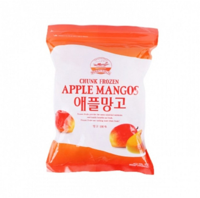 바이오마켓_[냉동과일] 냉동 애플 망고 다이스컷 1kg, 1개