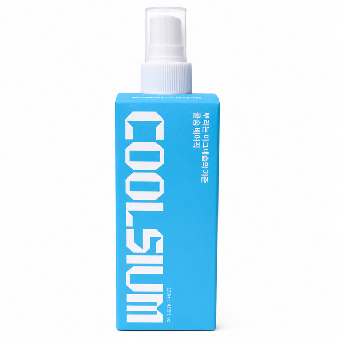 쿨슘 뿌리는 마그네슘 스프레이 핫슘 자매품 120ml, 1개