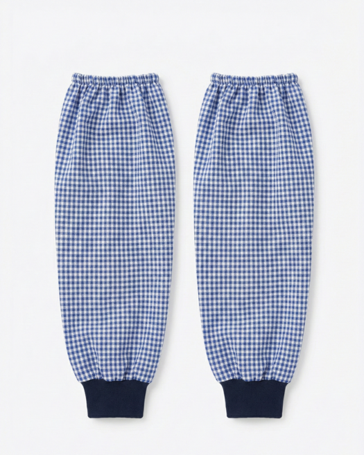 감동 국산 작업토시 미술 원예 사무 농사 공사현장 다용도 면토시, 나염 파랑