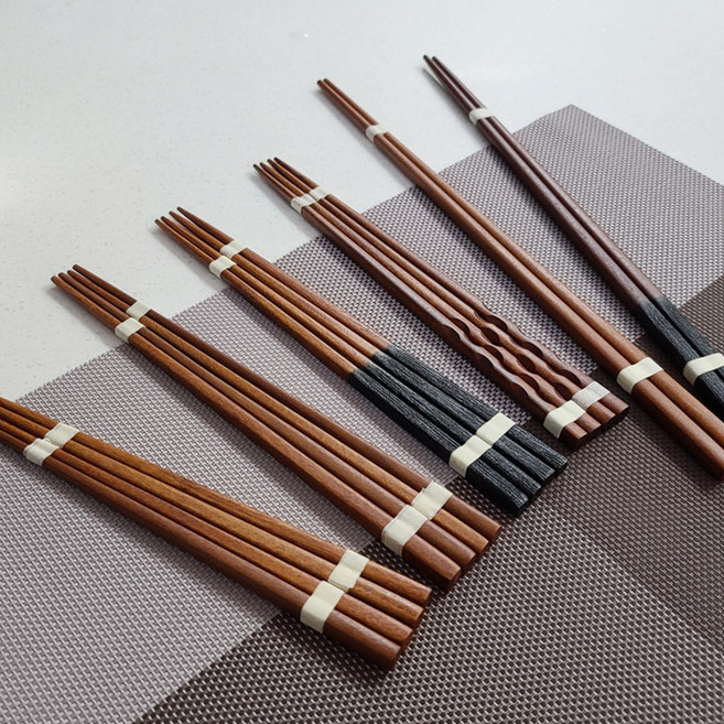 나무 조리도구 100% 천연옻칠 젓가락 모음, 03_아기 젓가락 4P, 1개