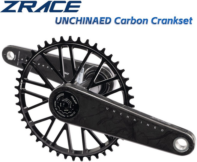 ZRACE UNCHAINED 탄소 섬유 크랭크셋 도로 자갈에 적합한 모듈식 구조, 170mm, 50-34T, 1개