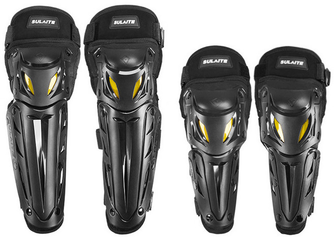 민트스쿨 오토바이 보호대 라이딩보호장비 세트, 1세트, 무릎+팔꿈치