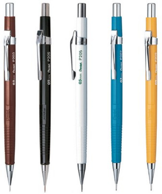 펜텔 Pentel 제도샤프 0.3 0.5 0.7 0.9 mm, 0.5mm(화이트바디), 0.5mm