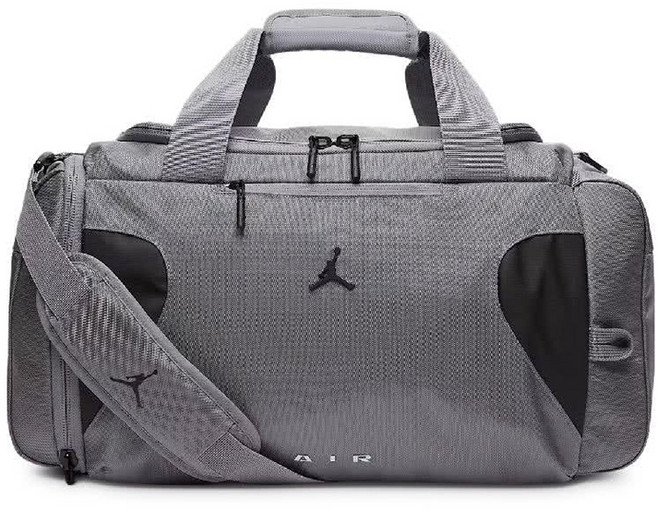 NIKE 基本款 行李袋, 1個, JD2613027AD002(灰),F, 灰色