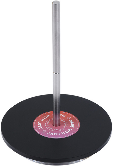 LP 플레이어 얀홀더 회전판 뜨개실 파우치 증정, 블랙, 1개