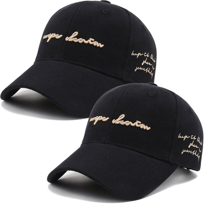 1+1 루이지 캡모자 정밀자수 캔버스룩 야구모자