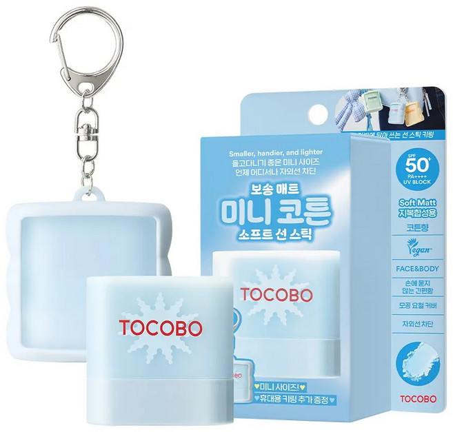 [지복합용] 토코보 미니 코튼 소프트 선스틱, 1개, 11g