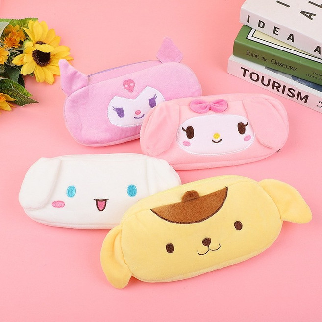 모던시스터즈 캐릭터 다용도 파우치 화장품가방 산리오 인형필통, 시나모롤, 1개