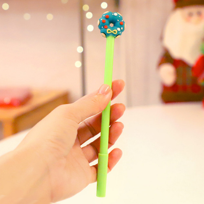 크리스마스 행사 선물 판촉물 BEST, 1개, 06.크리스마스 도넛 볼펜 선물 (리스)