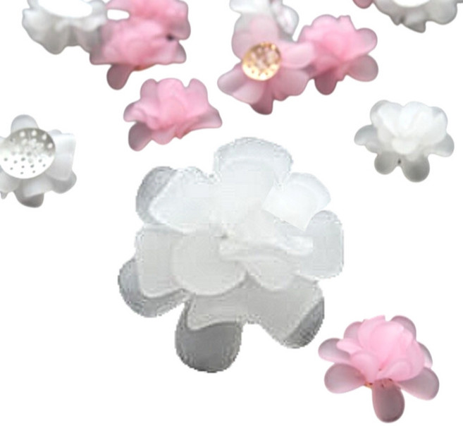 한복 전통 악세사리 만들기 아크릴 비즈 꽃 장식