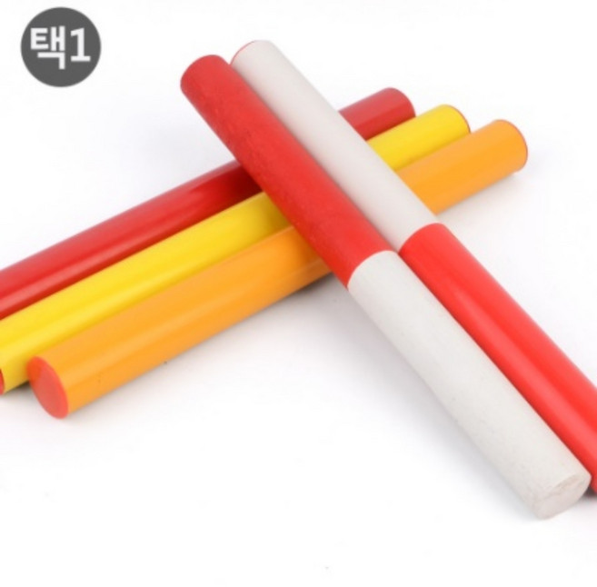 육상 이어 달리기 계주 바통 릴레이 경기 바톤 운동회 체육 대회 시합 준비물 학교 용품 나무 플라스틱 알루미늄 재질, 나무재질