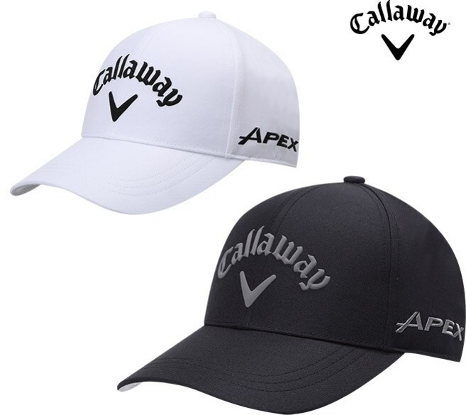 캘러웨이 2025 투어 레이져 모자, 화이트블랙, 1개, 화이트블랙 S/M