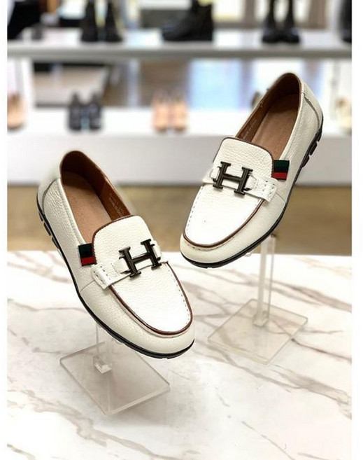 앙세르 ANCER 세이브존08 천연가죽 H장식 미씽 논슬립 3cm 로퍼 ANMZS101