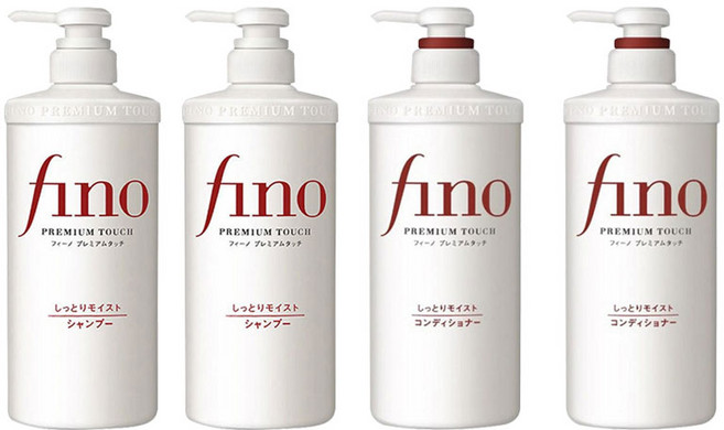 Fino 프리미엄 터치 샴푸 550ml + 프리미엄 터치 컨디셔너 550ml, 2세트