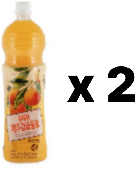 노브랜드 후레쉬 제주감귤음료, 2개, 1.5L