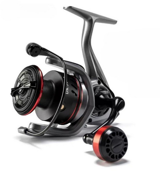 핫몰 베스트 초강력 원투릴 스피닝 릴 루어 바다 민물 메탈 낚시릴, 블랙, DK2000