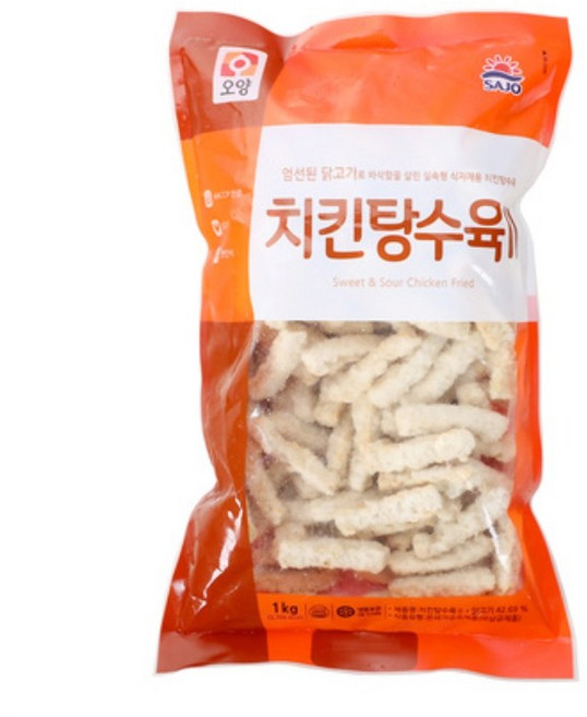 사조오양 치킨탕수육, 1kg, 4개