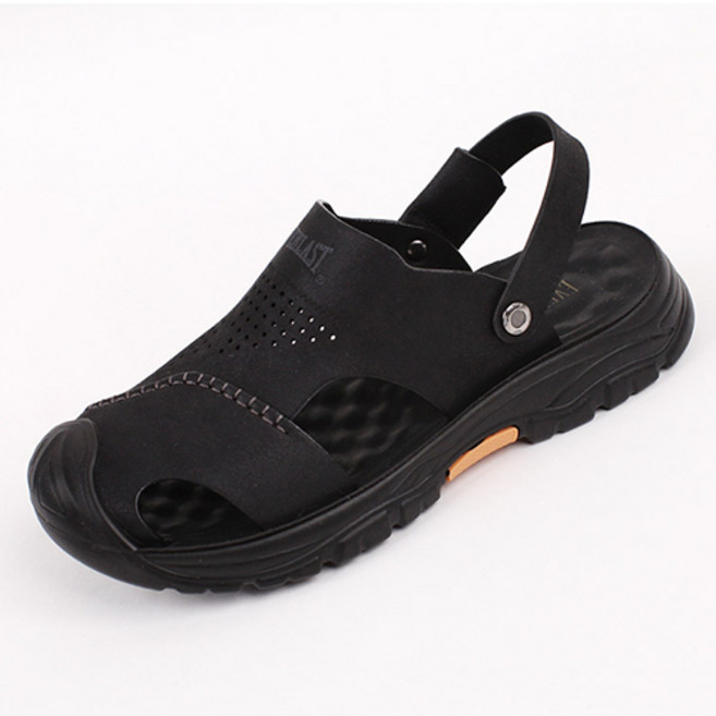 [에버라스트] 남성 데일리 샌달 슬리퍼 실내외 겸용 쿠션 컴포트슈즈 남성 샌달 쿠션 편한 신발 출퇴근용 남자 슬리퍼 3cm굽 여름 남성 샌달 오픈토 워터레저용 슬리퍼 아쿠아 방수