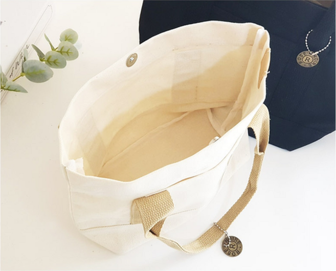 캐주얼 백 에코 캔버스 데일리 가방 토트백