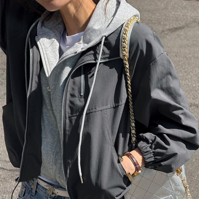 [난닝구]엘크버 후드레이어드점퍼