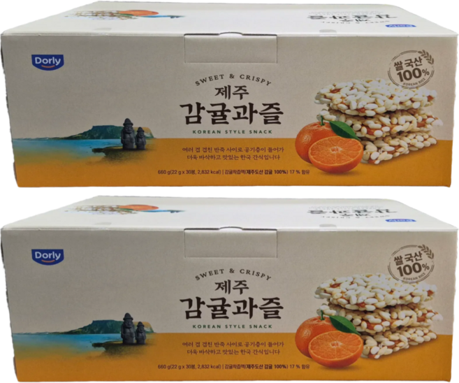 코스트코 전통과자 한과 제주감귤 과즐 22g 30봉 BS0919, 60개