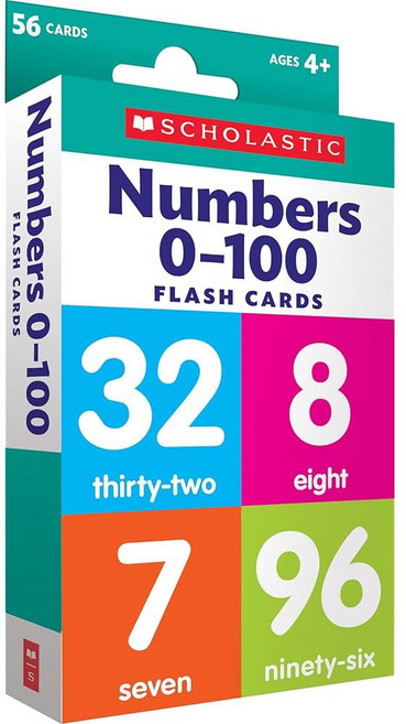 플래시 카드: 숫자 0 - 100, 1개