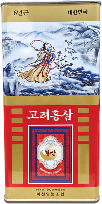 6년근 고려홍삼 특대편 8뿌리 캔홍삼, 1개, 300g
