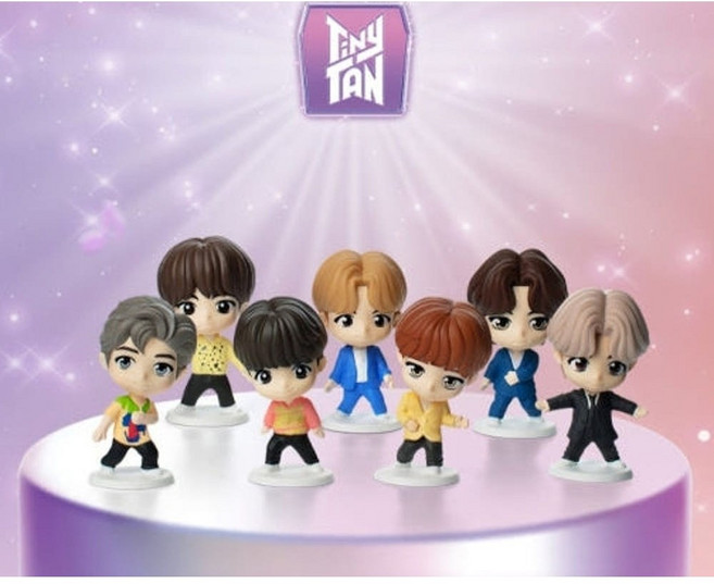 방탄소년단 BTS 피규어 해피밀 1차 타이니탄 7종세트