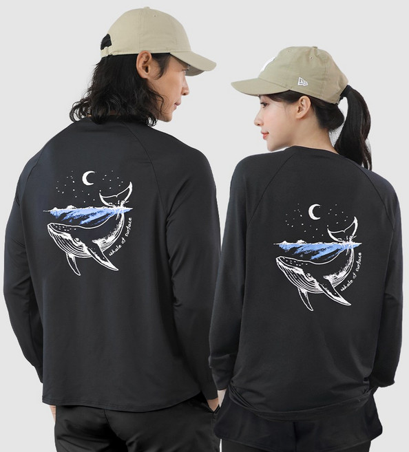 남자 여자 래쉬가드 긴팔 수영복 오버 루즈핏 스윔 비치웨어 빅사이즈 상의 자외선 차단