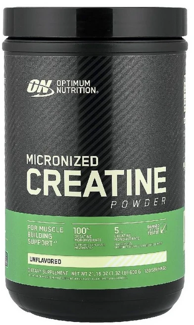 (600g1개세트) 옵티멈뉴트리션 Optimum Nutrition 미분화 크레아틴 파우더 무향 근육강화 운동보충제 - 쿠팡
