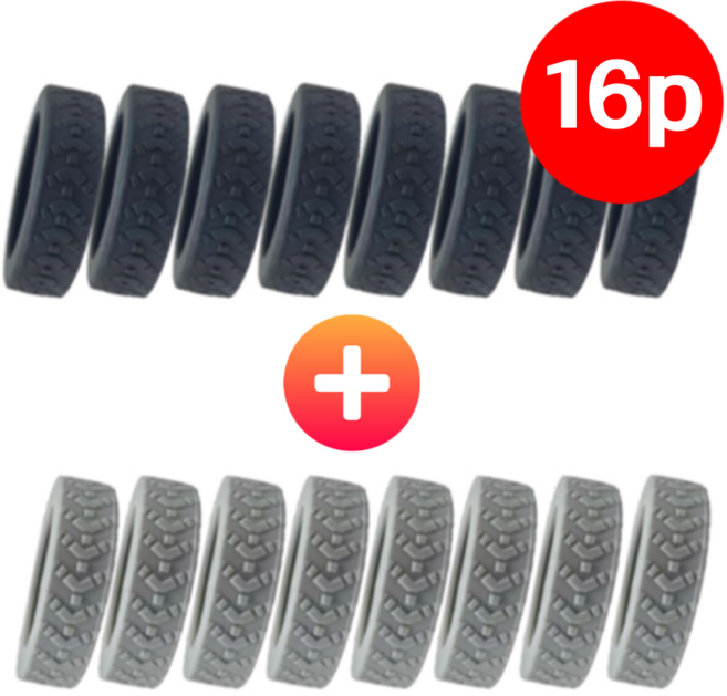 모나베이 캐리어바퀴커버 실리콘 저소음 16p 여행용 케리어바퀴싸개