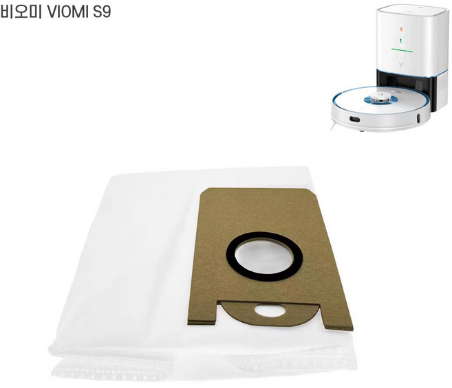 비오미 VIOMI S9 로봇청소기 호환 먼지봉투 더스트백, 1개
