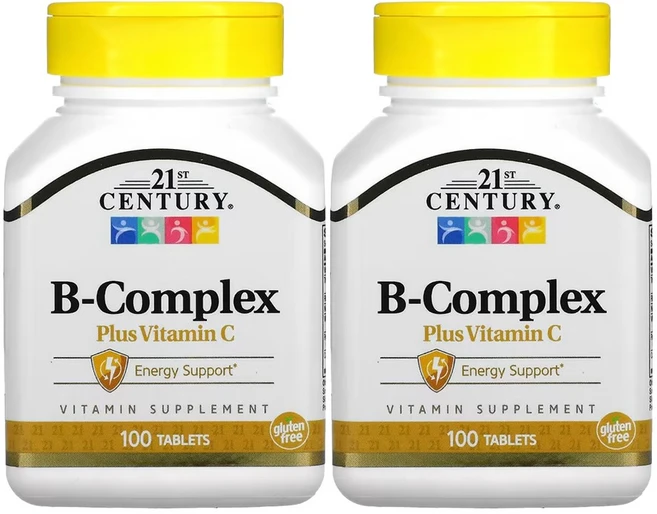 21세기센츄리 B-복합체 플러스 비타민 C 100정, 2개 - 쿠팡