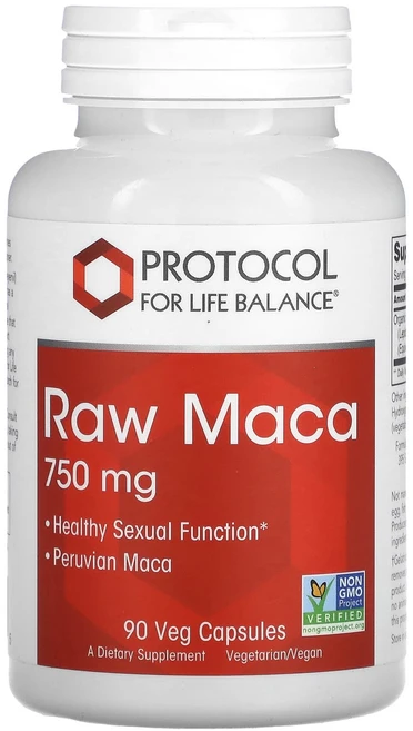 Protocol for Life Balance 무가공 마카 750mg 베지 캡슐 90정, ProtocolforLifeBalance무가공마카750, 1개 - 쿠팡