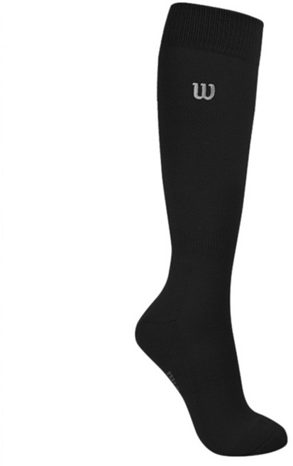 윌슨 야구양말 성인용 WTKRS101, 블랙, 1개