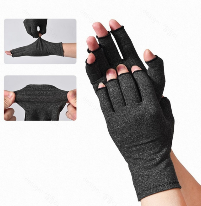 다한증장갑 손가락없는 땀 흡수 땀장갑 반장갑