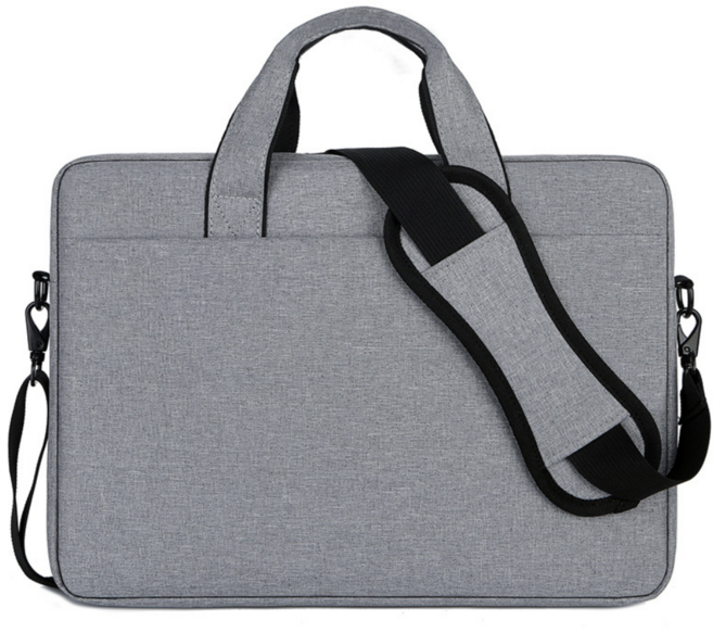 HwaDon 프리미엄 대용량 노트북 가방 15 15.6 17, 그레이, 1개