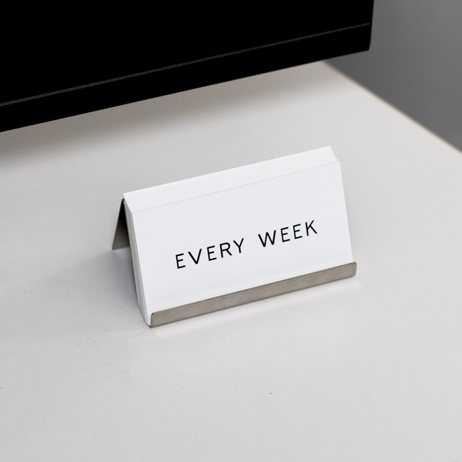 에브리윅 304 스텐 명함 보관함 거치대, 2개