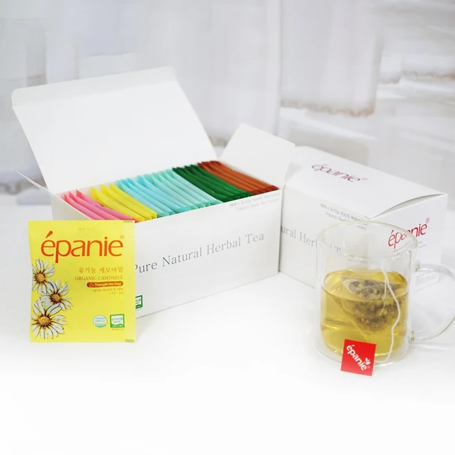 에빠니 유기농 허브차 버라이어티 6종 24티백 티 선물세트, 단품, 1개 - 쿠팡