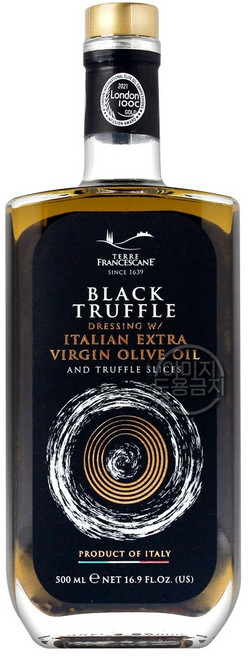 TERRE FRANCESCANE 블랙트러플 엑스트라버진 올리브유 500ml 이탈리아, 1개