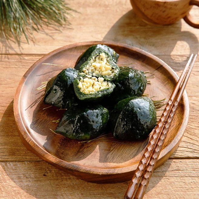 담백한 모시녹두 송편, 5개, 1kg